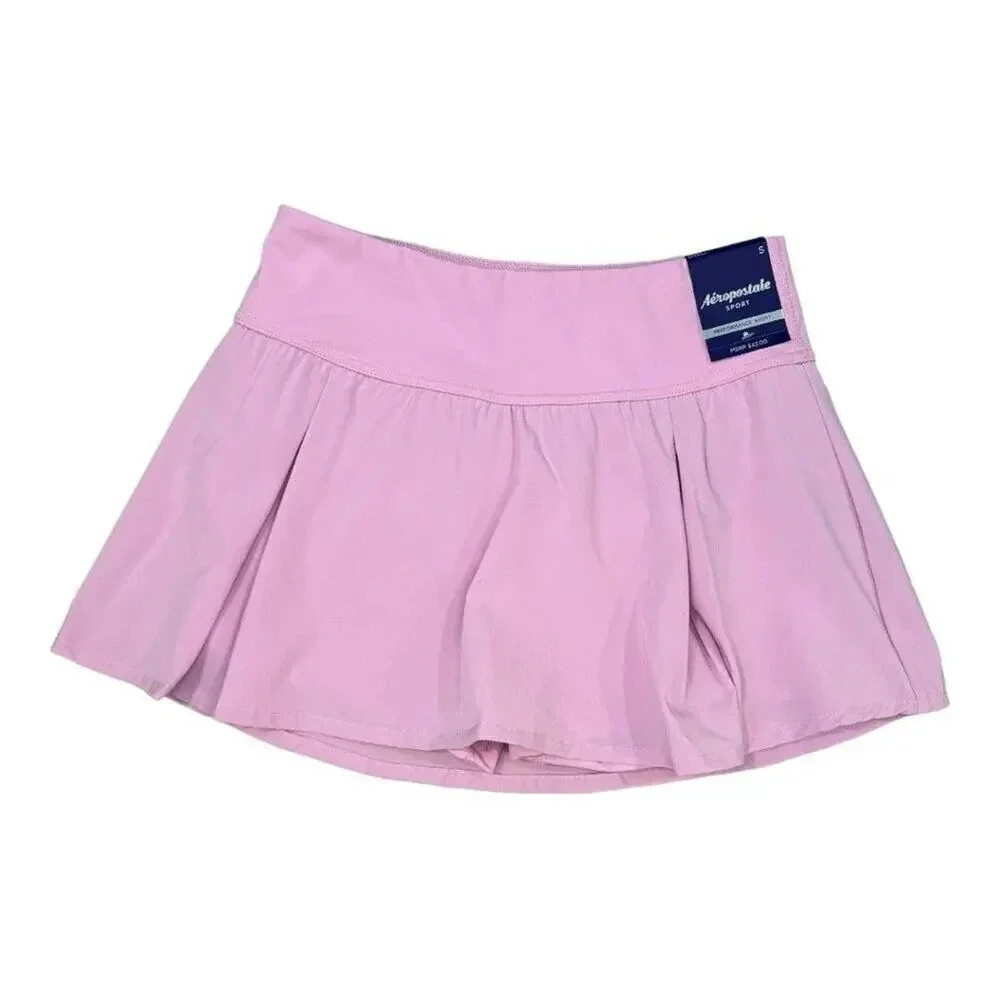 NEW Aeropostale Women’s Small Pink Performance Skort NWT